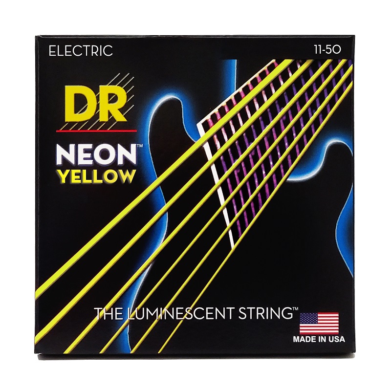 Набор струн DR Strings NEON Yellow Electric - Heavy (11-50)